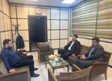 دیدار مرادی سرپرست فرمانداری لالی با جولانژاد مدیر کل راهداری و حمل و نقل جاده ای استان خوزستان